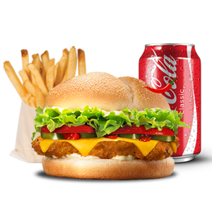 Spicy Bean Burger Meal